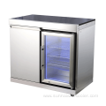 Stainless steel compressor barbecue beer bar coolers